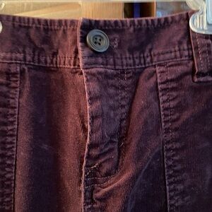 Eddie Bauer, Women's Corduroy Pants, 4 Pocket, Size 6 Purple